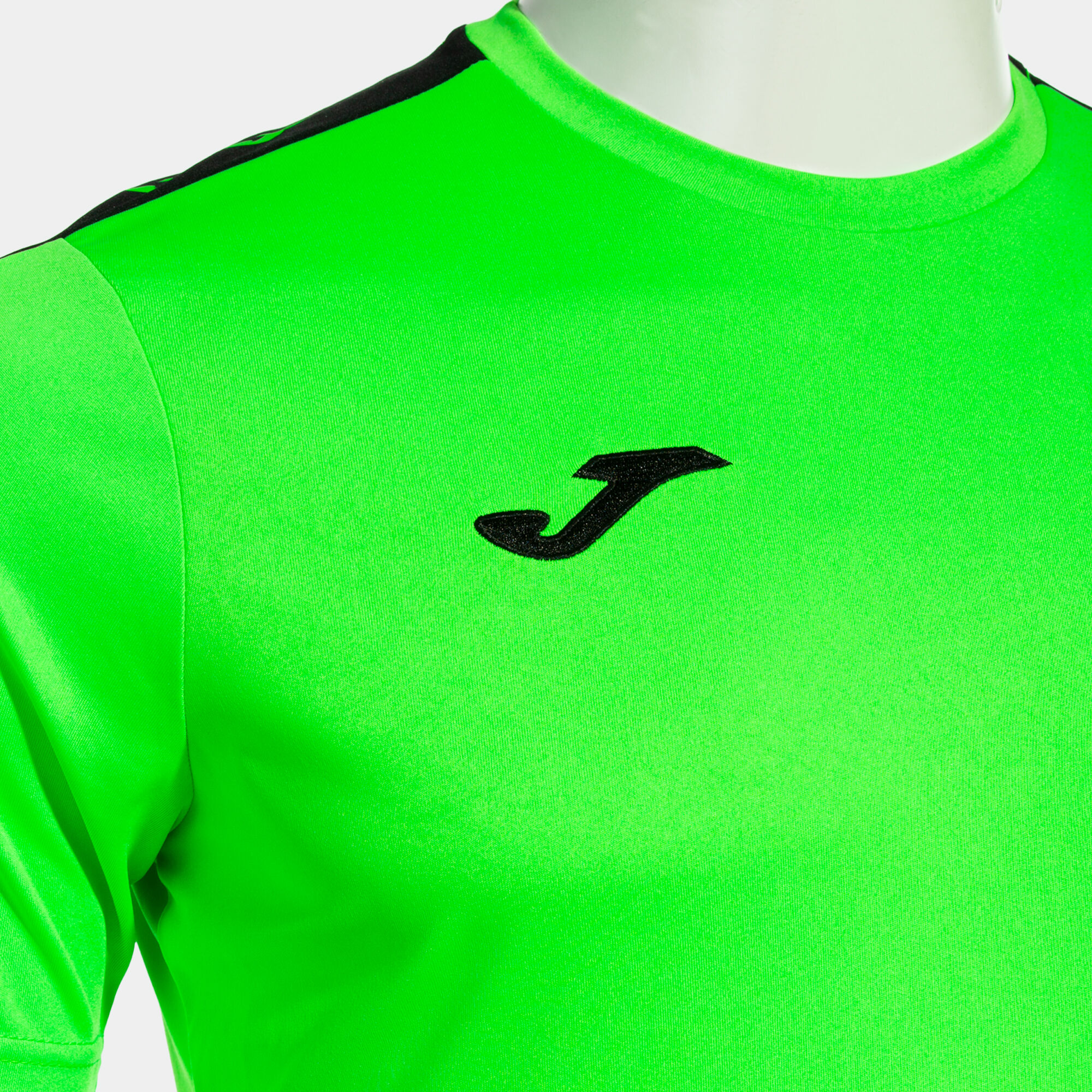 Shirt short sleeve man Olimpiada fluorescent green black | JOMA®