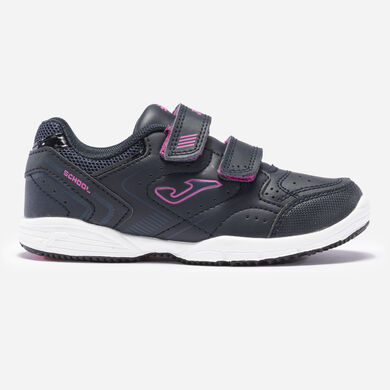 Chaussures casual School 22 junior bleu marine fuchsia