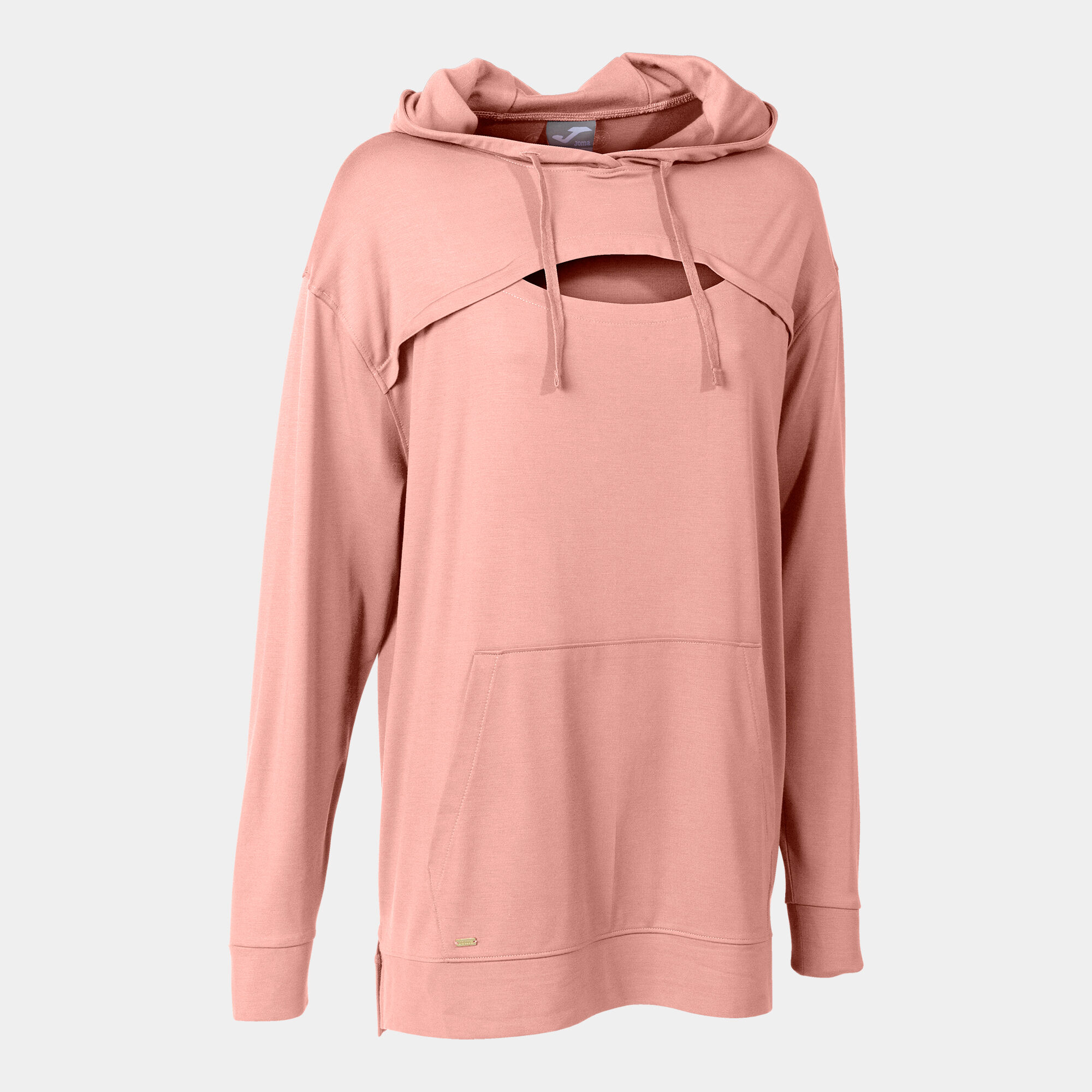 Hooded sweater woman Breath pink