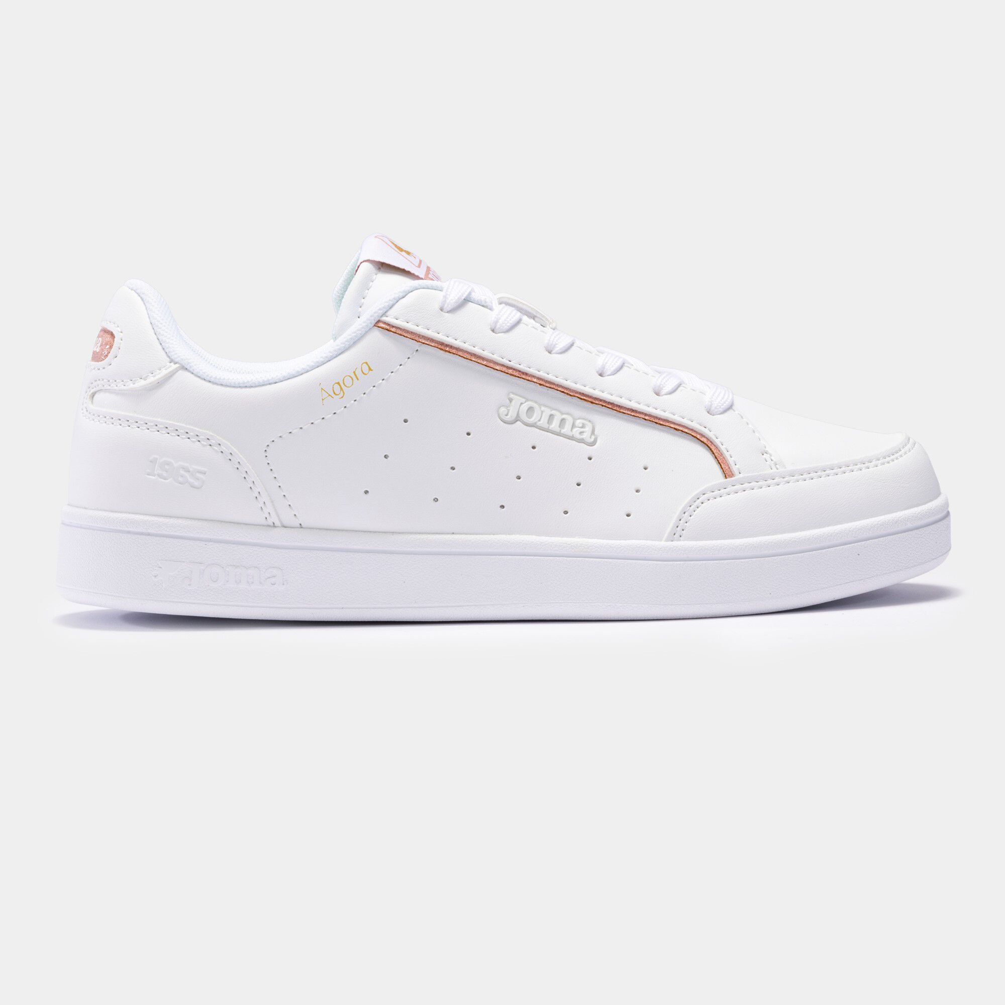 Chaussures casual C.Agora Lady 23 femme blanc rose