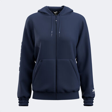 Casaco com capuz mulher Urban Street azul marinho