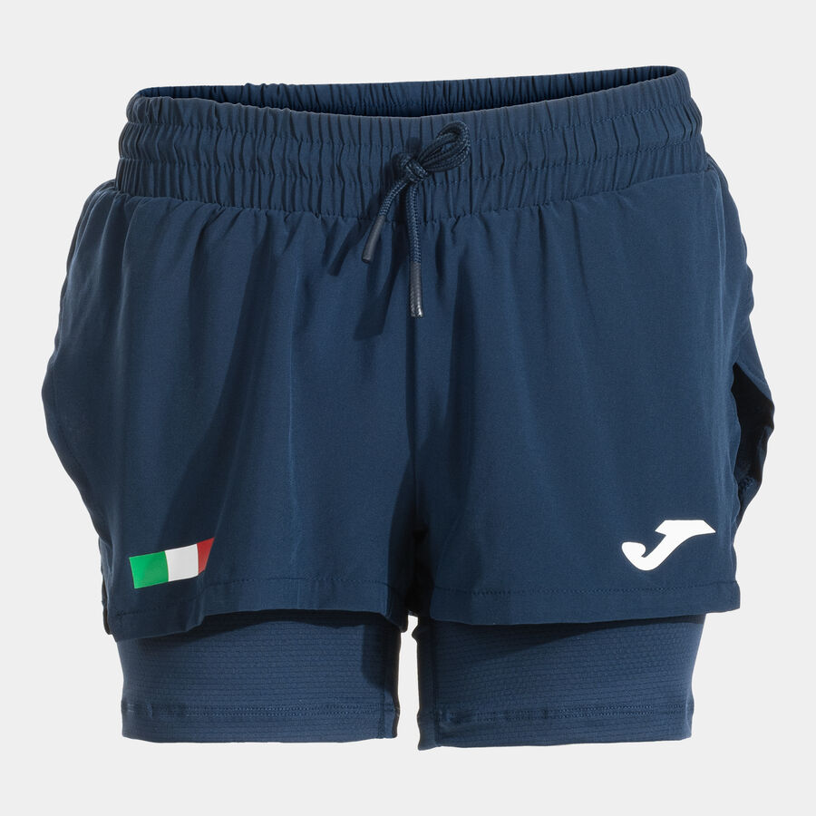 SHORT MUJER COMP. OFI. FED. ITALIA TENIS Y PADEL