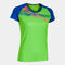 Maglia a manica corta donna Elite X verde fluorescente blu reale