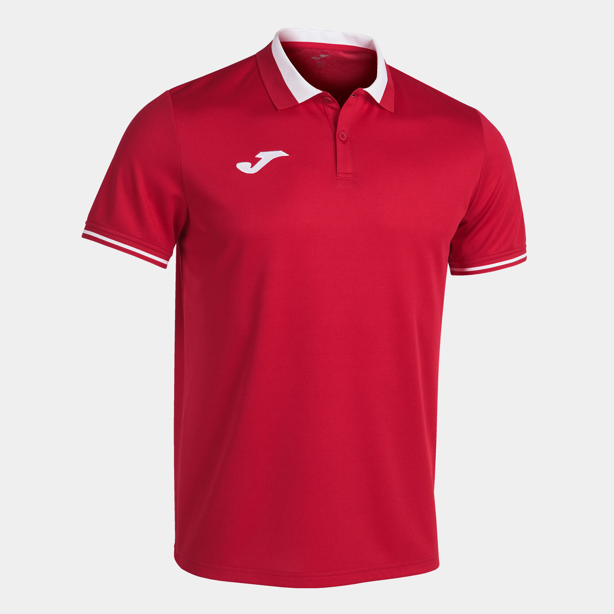 Polo shirt short-sleeve man Championship VI red white