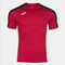 Maglia a manica corta uomo Academy III rosso nero