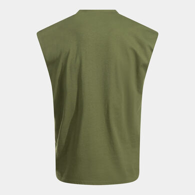 Camiseta sin mangas hombre Combat verde