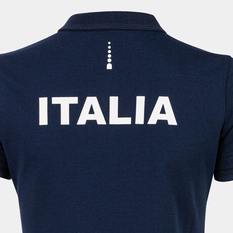 POLO MANGA CORTA FED. ITALIA TENIS