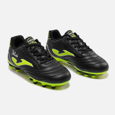 Football boots Toledo Jr 26 firm ground FG junior black