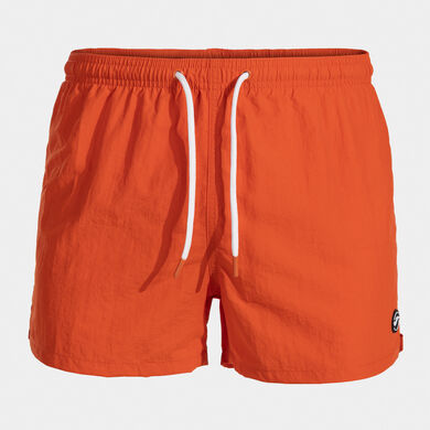 Swimming trunks man Santa Mónica orange