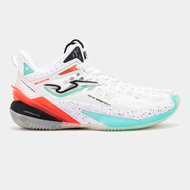 Zapatillas baloncesto Lithium 25 hombre blanco