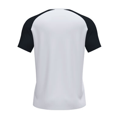 Tricou cu m&acirc;necă scurtă bărbaȚi Academy IV alb negru