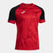 Camiseta manga corta hombre Performance Handball rojo negro
