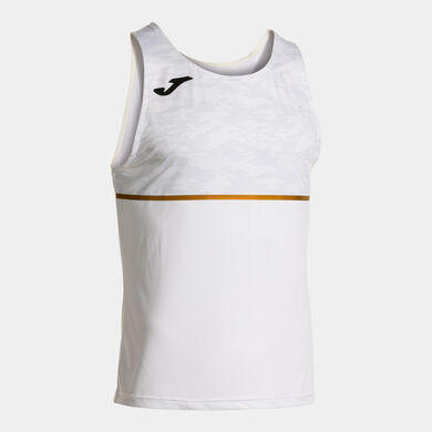 Sleeveless t-shirt man Record III white