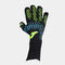 Football goalkeeper gloves Area 360 black fluorescent green