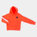Sudadera con capucha junior Stripe coral flúor