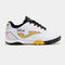 Ghete fotbal Toledo Jr 25 mochetă - turf junior alb