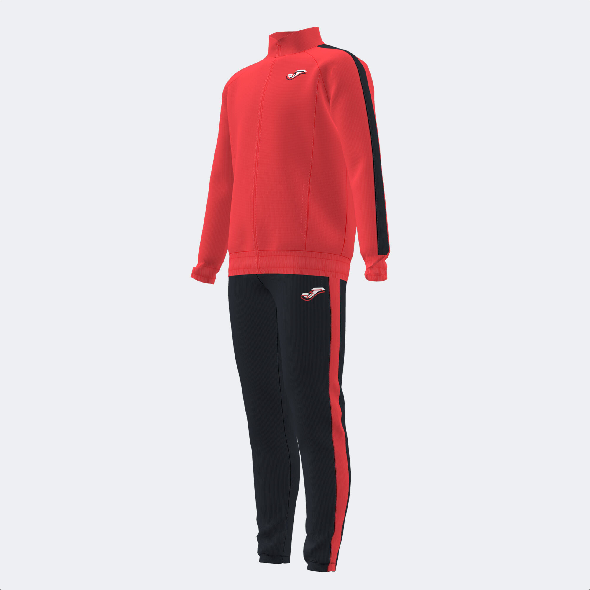TRACKSUIT BOY TWIN RED BLACK