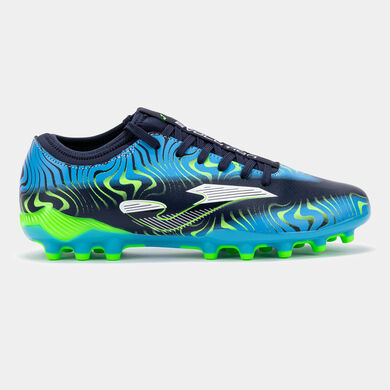 Football boots Evolution 25 artificial grass navy blue