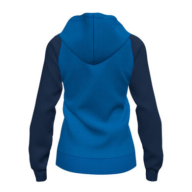 Hooded jacket woman Academy IV royal blue navy blue