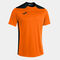 Kurzarmshirt mann Championship VI orange schwarz