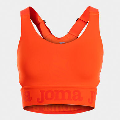 Brassière de sport femme Step corail