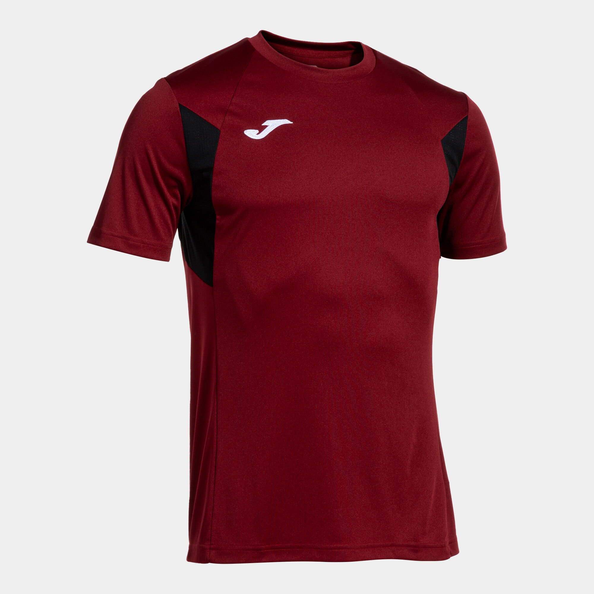 Shirt short sleeve man Winner III burgundy black | JOMA® Shirt short sleeve man Winner III burgundy black | JOMA®