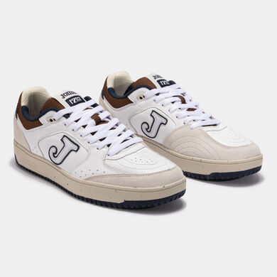 Chaussures casual C.Flexys 25 homme blanc marron