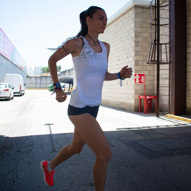 Camiseta tirantes mujer Elite VIII blanco