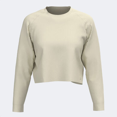 Sweatshirt woman Mimetic beige