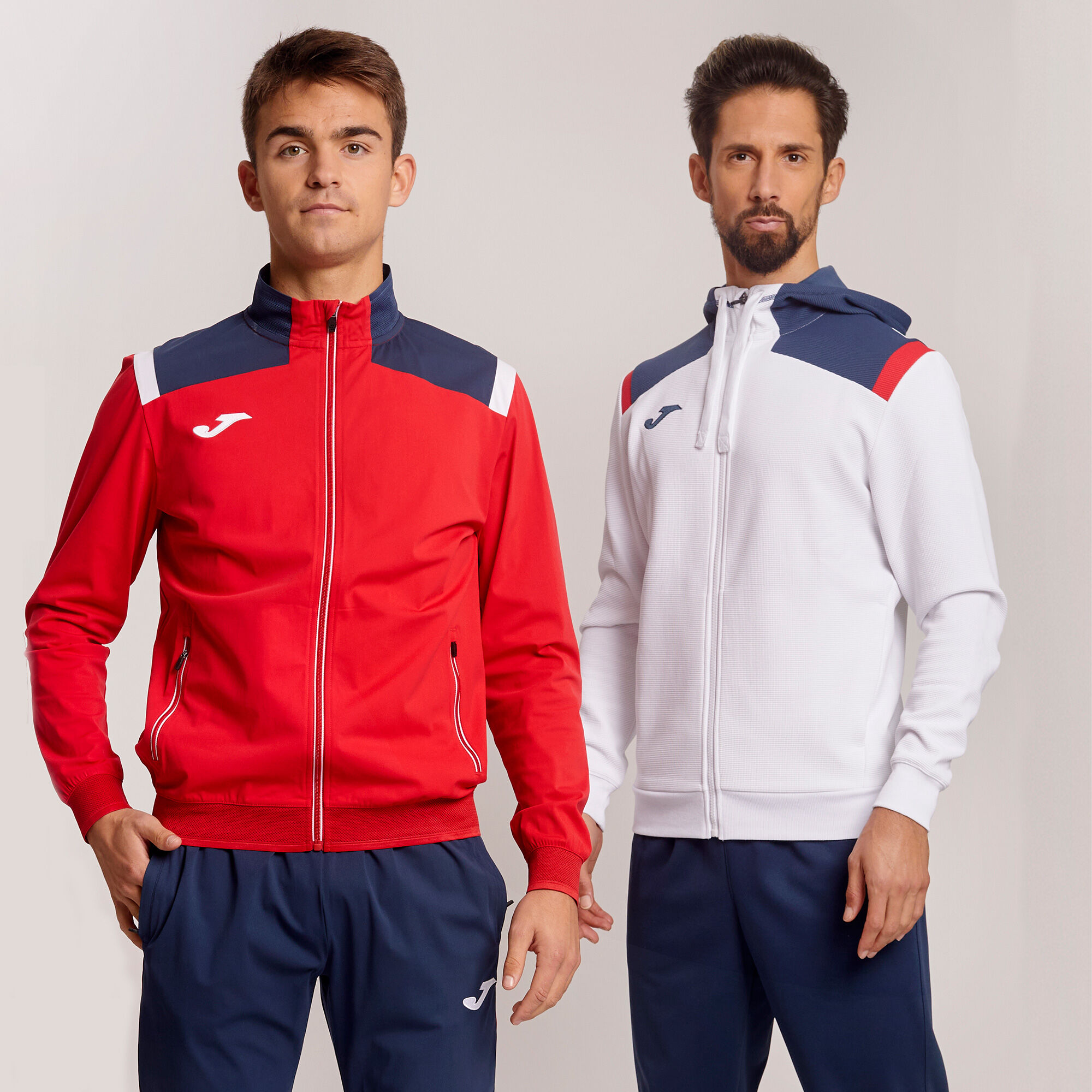 Tracksuit man TOLEDO white navy blue | JOMA®