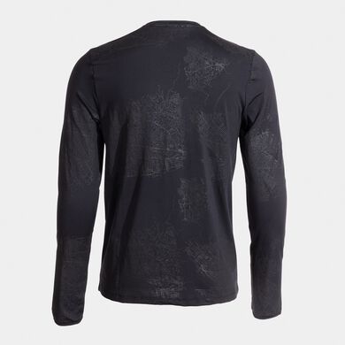 Tricou cu mânecă lungă bărbaȚi R-Night negru