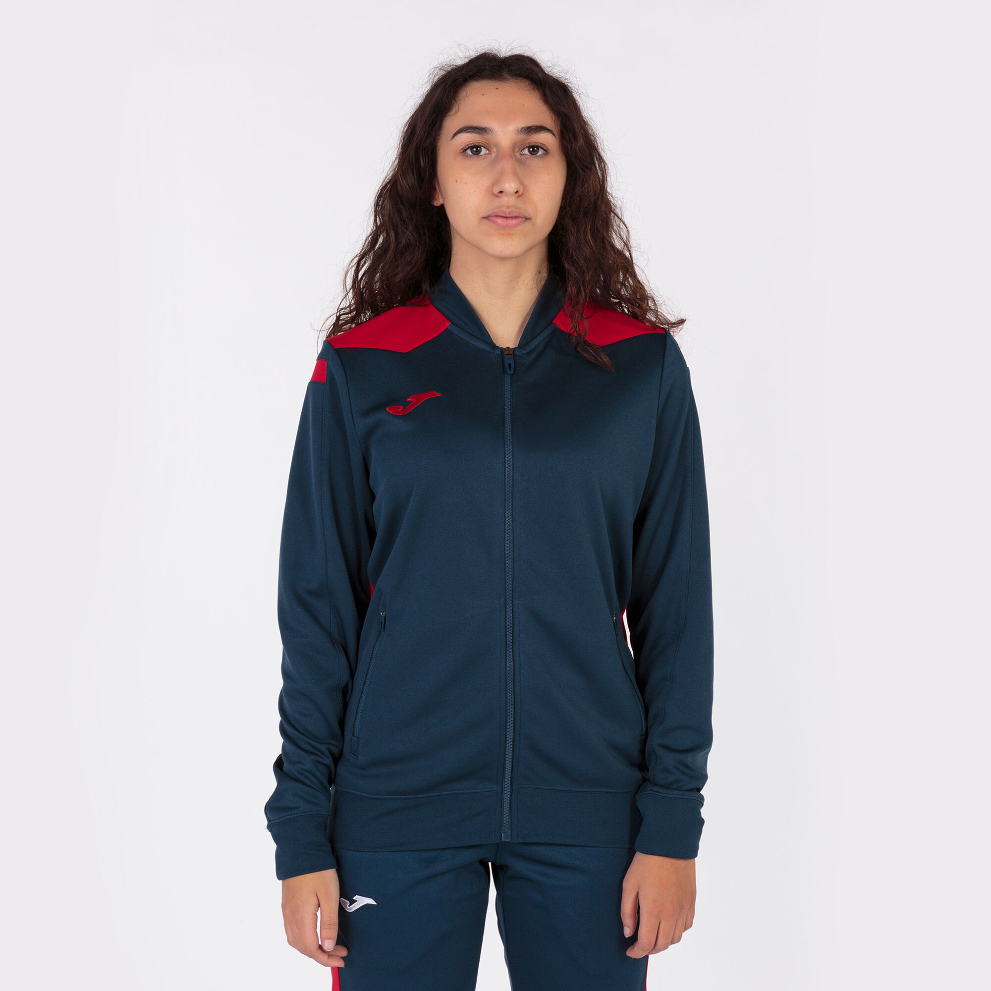 Jacket woman Championship VI navy blue red