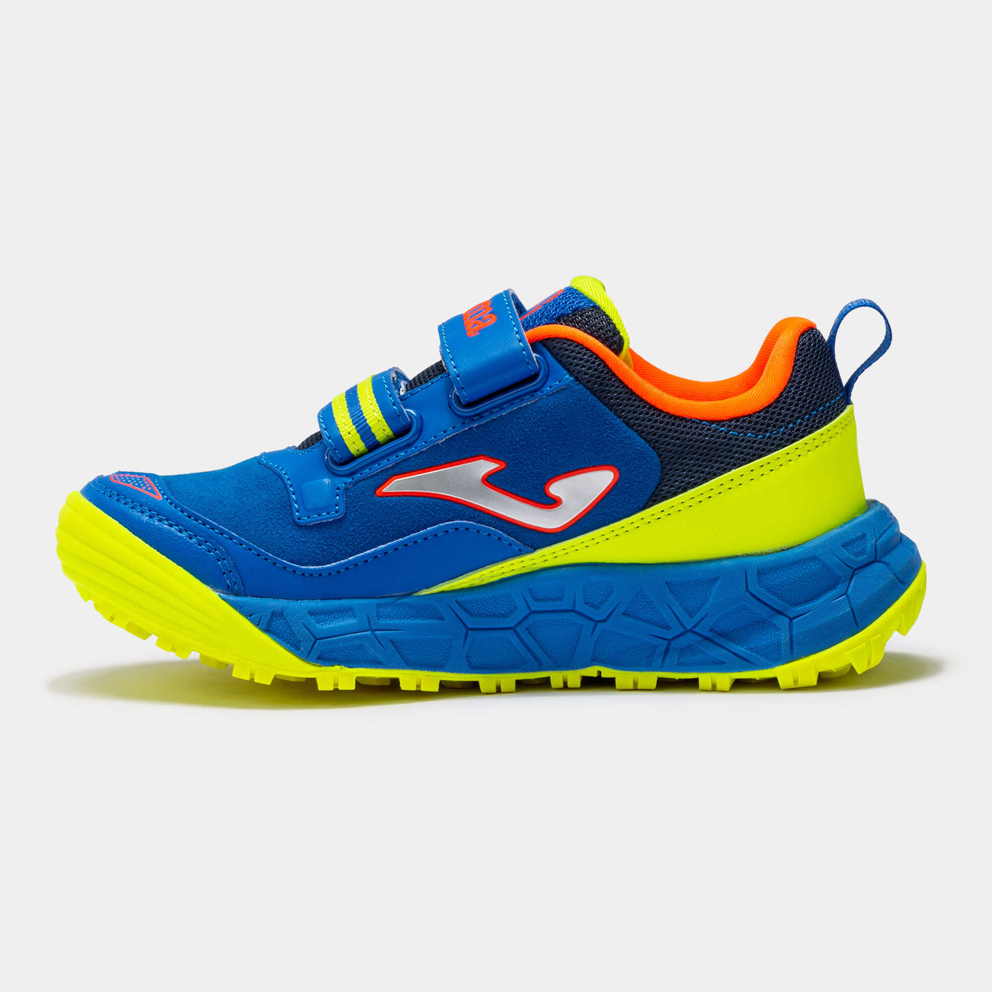 TRAIL-RUNNING SHOES ADVENTURE 22 JUNIOR ROYAL BLUE FLUORESCENT YELLOW