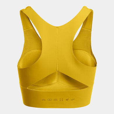 Sports bra woman Core yellow