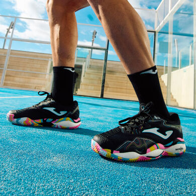 Zapatillas Smash 25 clay unisex negro multicolor