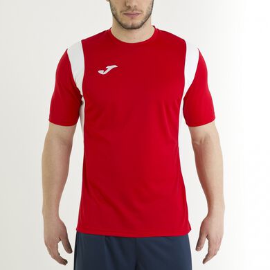 T-shirt manga curta homem Dinamo vermelho