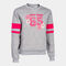 Sweat-shirt fille Hanna gris melange