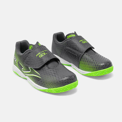 Obuwie sportowe futsal Gol Jr 26 indoor junior ciemny szary