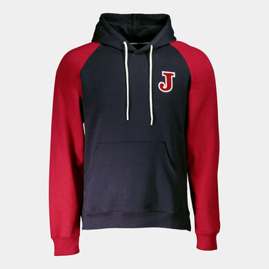 Sudadera con capucha hombre Urban Street marino rojo