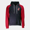 Sudadera con capucha hombre Urban Street marino rojo