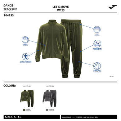 Tuta uomo Step verde