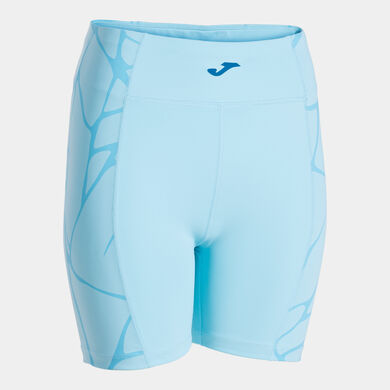 Short tights woman Breath blue