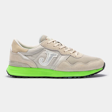 Scarpe casual C.367 22 uomo beige lime