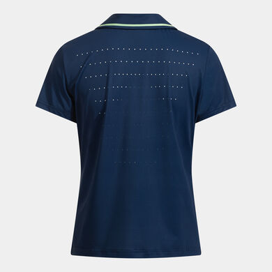 Polo manica corta donna challenge blu navy