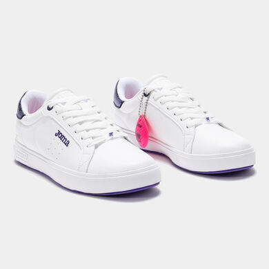 Zapatillas casual Classic Lady 25 mujer blanco morado