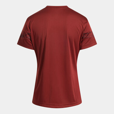 Shirt short sleeve woman Championship VIII burgundy sky blue