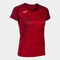 Maglia a manica corta donna Elite IX rosso