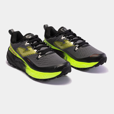 Zapatillas trail Tk.Sima 23 hombre negro amarillo flúor