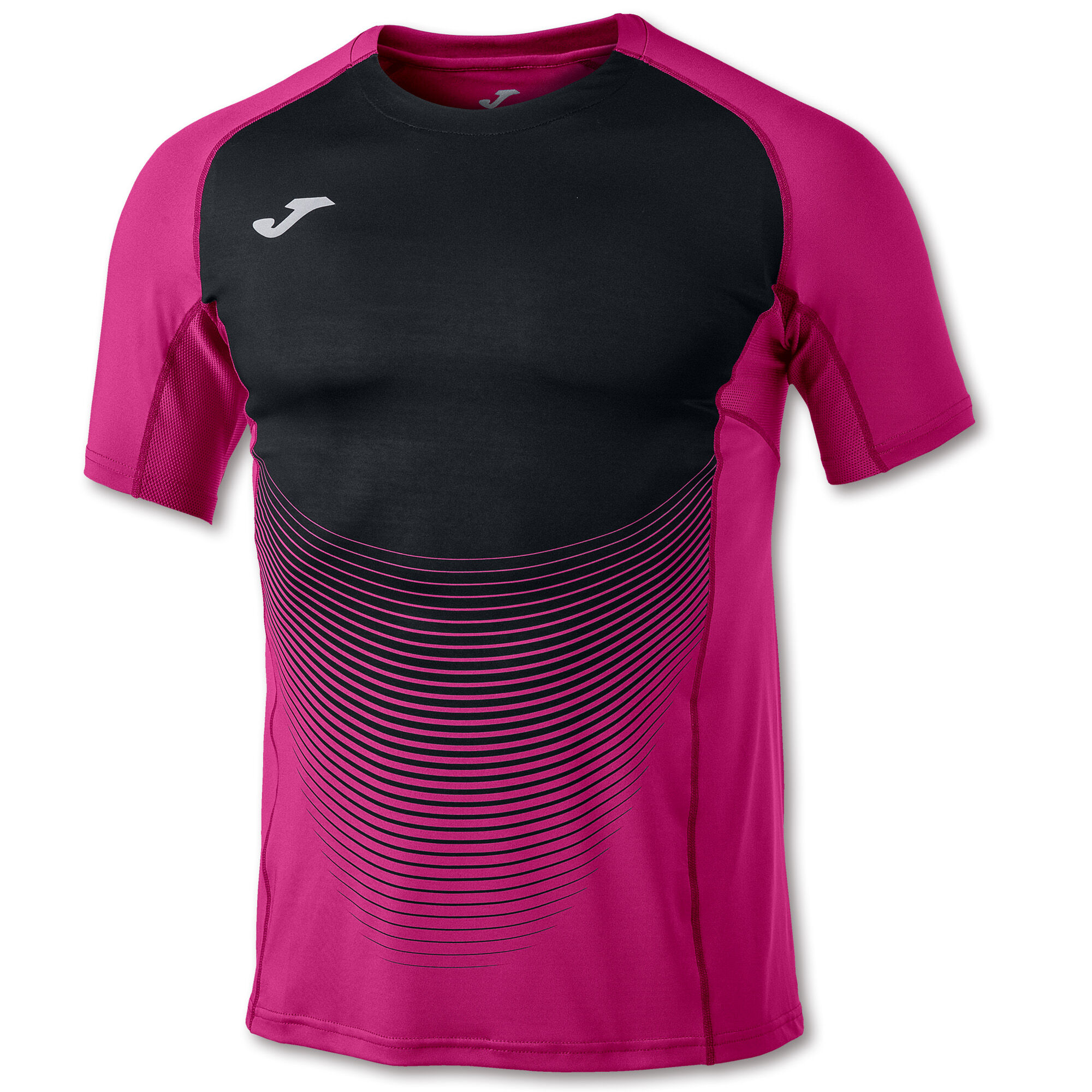 Shirt short sleeve man Elite VI pink black