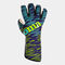 Luvas de guarda-redes futebol Gk Panther verde azul-turquesa